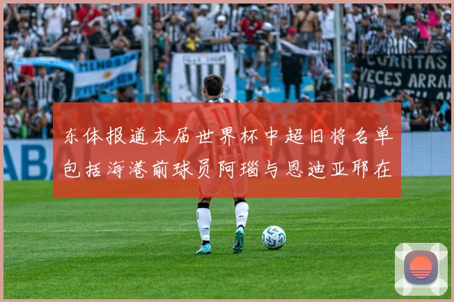 东体报道本届世界杯中超旧将名单包括海港前球员阿瑙与恩迪亚耶在内的10位球员